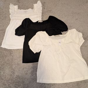LOFT Black and White Tops Set